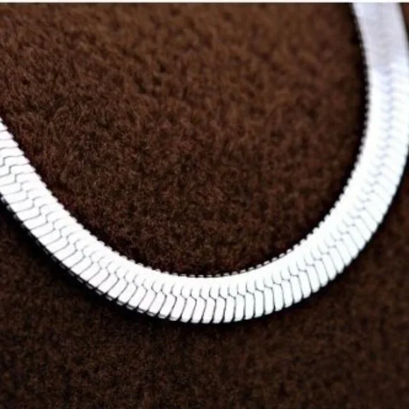 *NEW 925 Sterling Silver Snake Chain Necklace - Picture 5 of 5